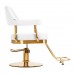 Hairdressing Chair GABBIANO GRANADA GOLD White